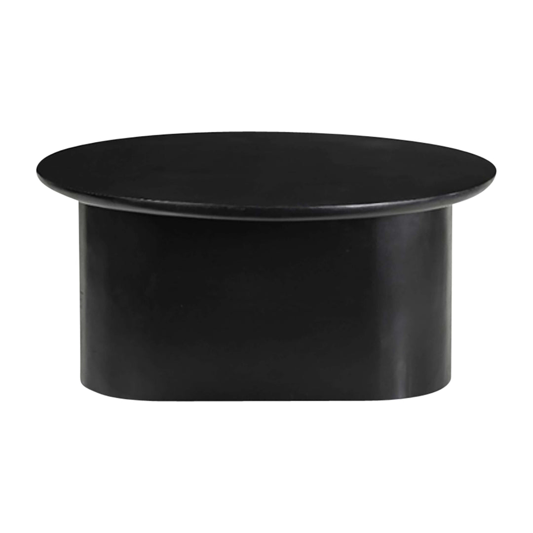 Wood, 31" Minimalist Coffee Table, Black