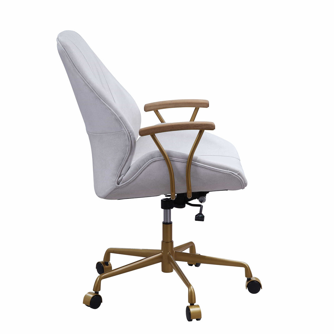 Argrio Office Chair 24"L X 28"W X 38-41"H / Vintage White Finish