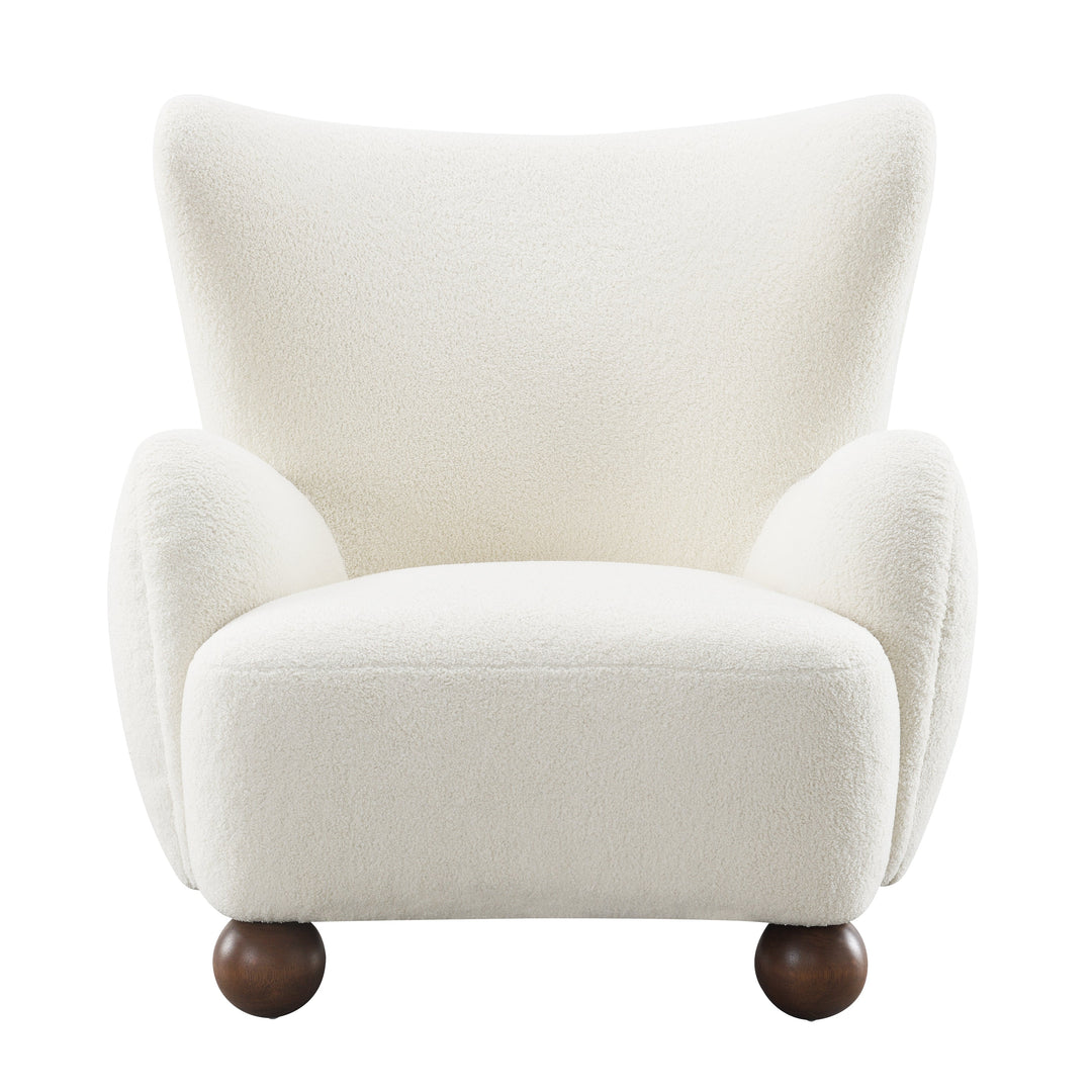 Wingback Occasional Chair, Beige