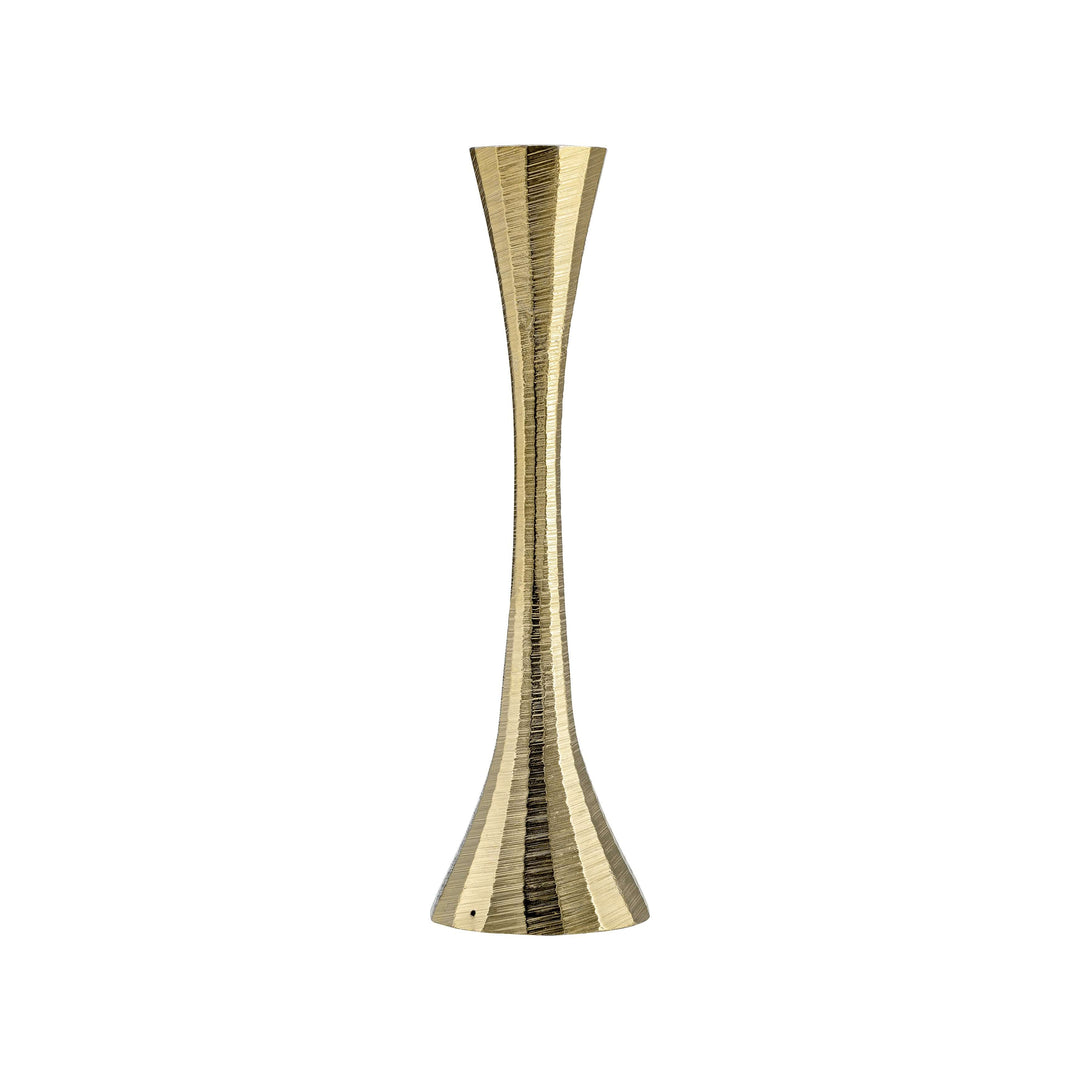 9" Metal, Taper Candle Holder, Brass