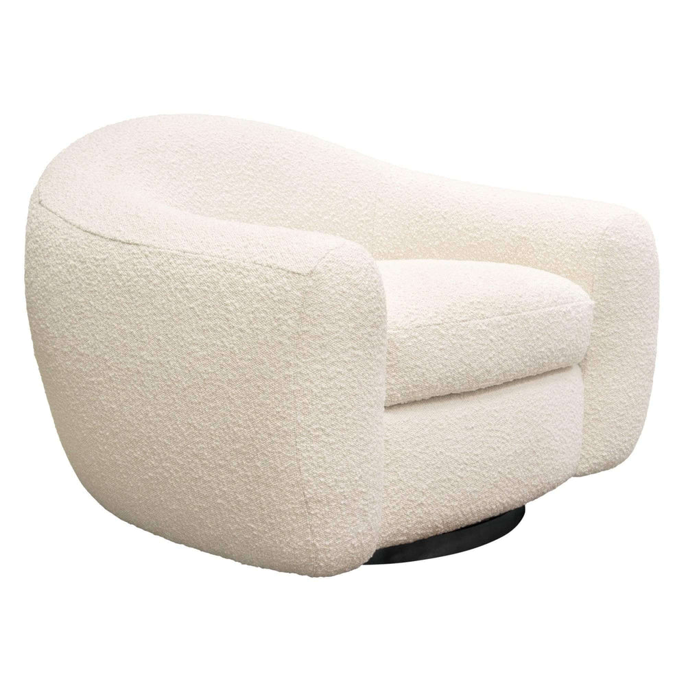 Pascal Bone Swivel Chair 36x40x27