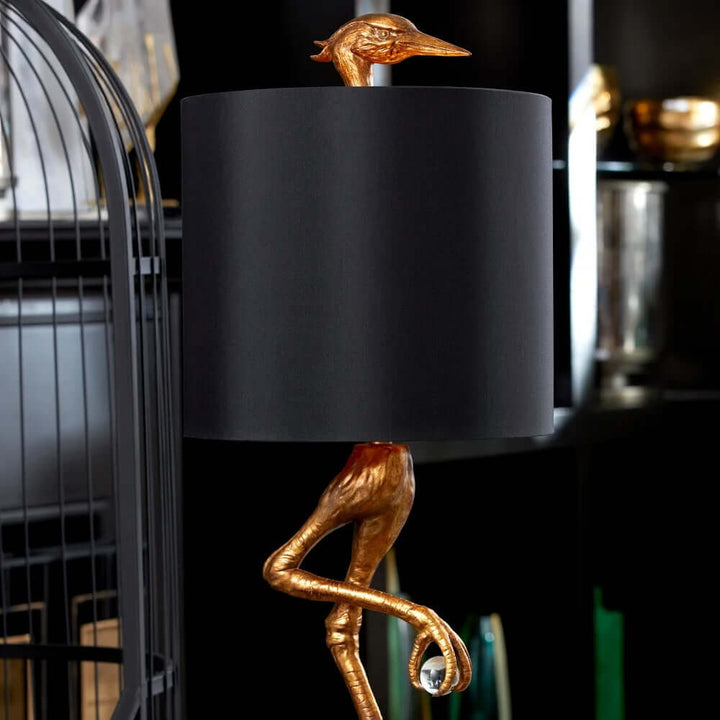 Ibis Ancient Gold small Table Lamp