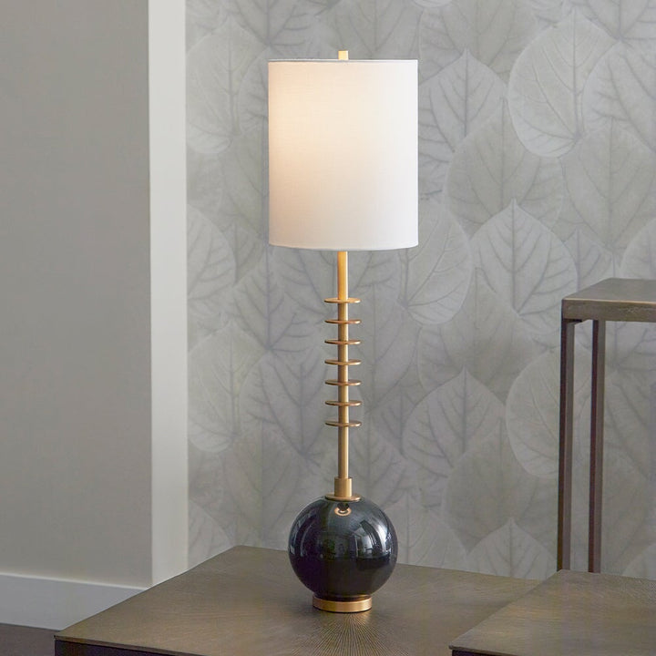 Sheridan Table Lamp Designed by J Kent Martin | Gold And Black