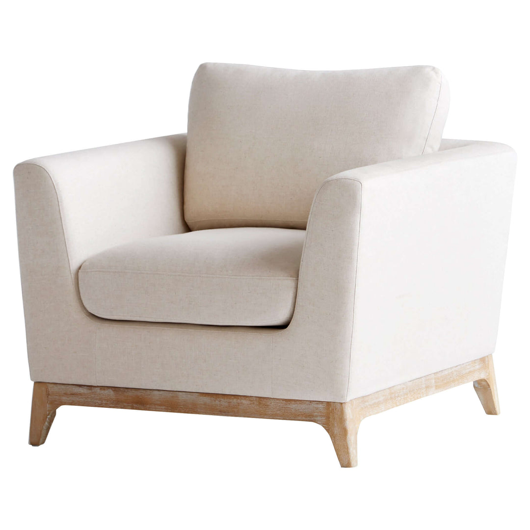 Chicory Accent Chair | White - Cream