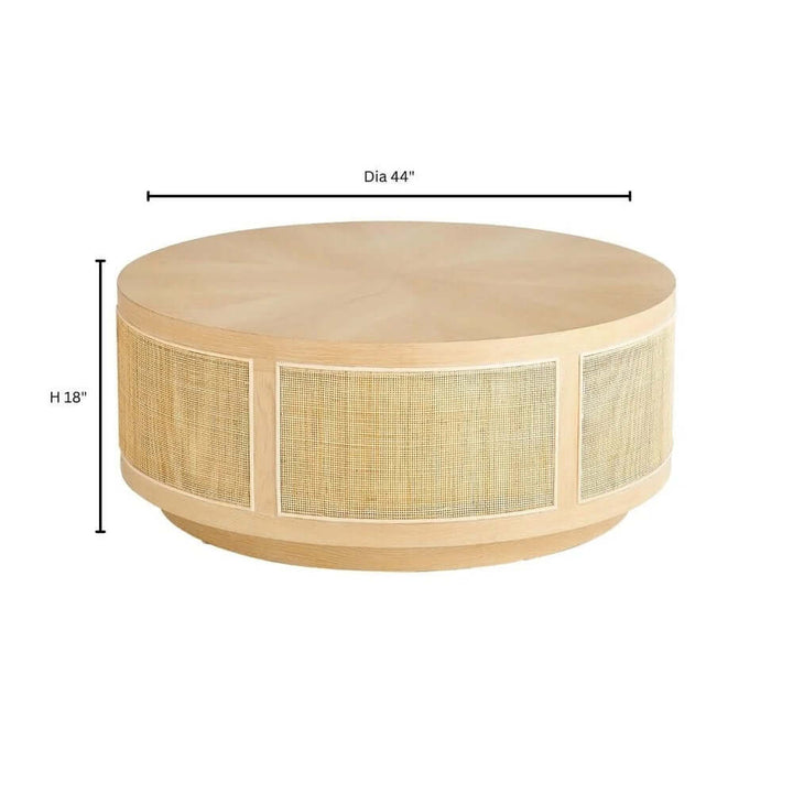 Lamu Coffee Table Designed by J. Kent Martin | Natural Oak