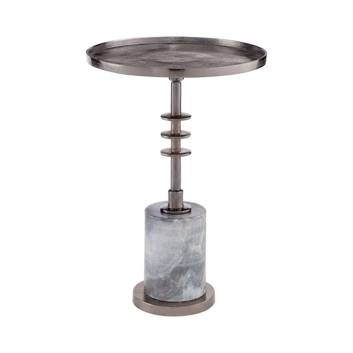 Jetson Accent Table Designed by J. Kent Martin | Blackened Nickel