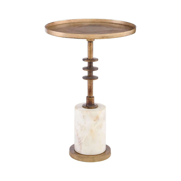 Jetson Accent Table Designed by J. Kent Martin | Antique Brass