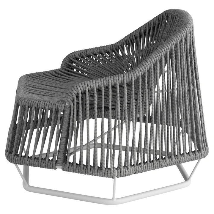 Hexagon Arm Chair | Grey