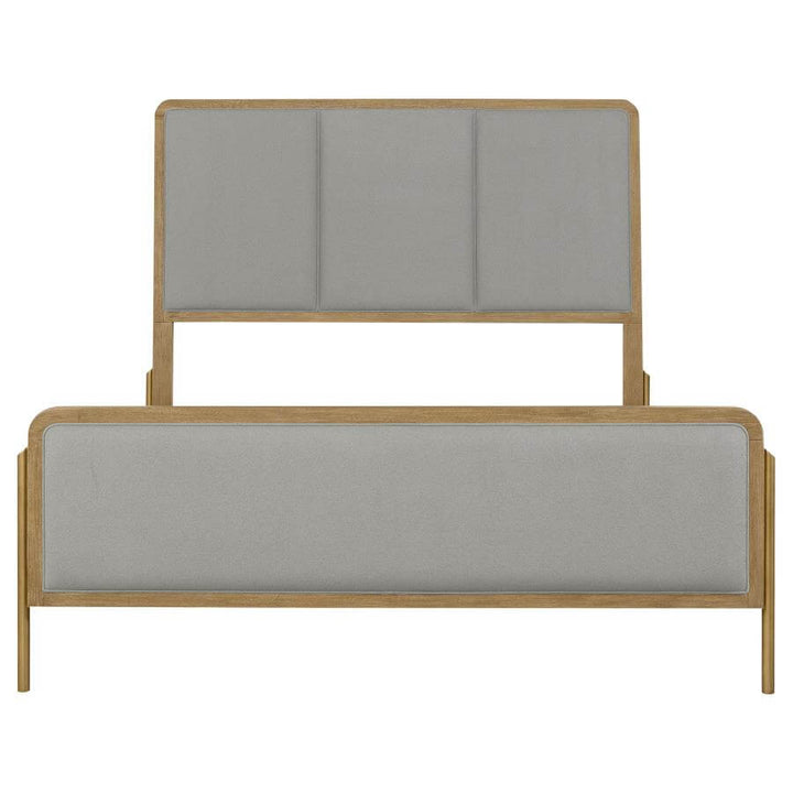 Arini Upholstered Bed Sand Wash And Grey