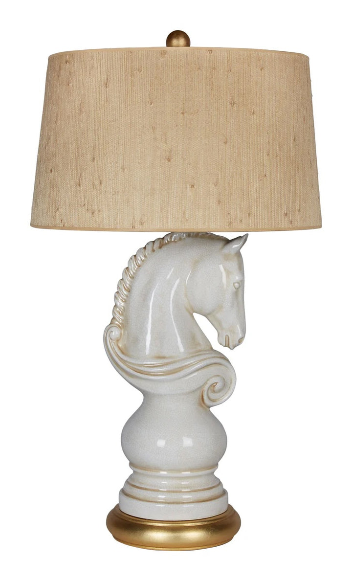 Cavalier Left Couture Table Lamp