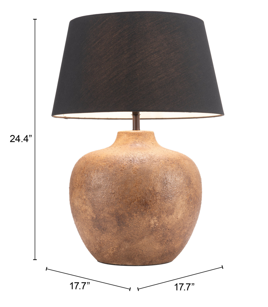 Basil Table Lamp Black