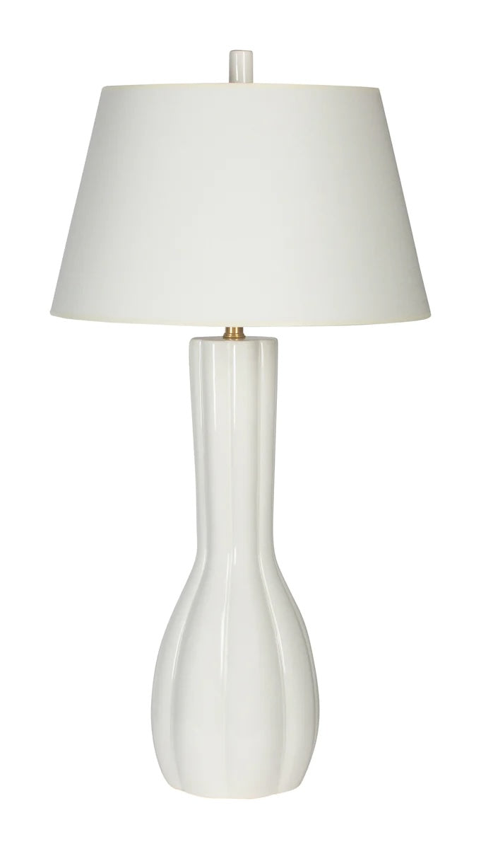 Blanc Dahlia Table Lamp