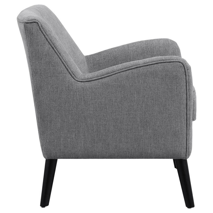 Charlie Upholstered Accent Chair With Reversible Seat Cushion