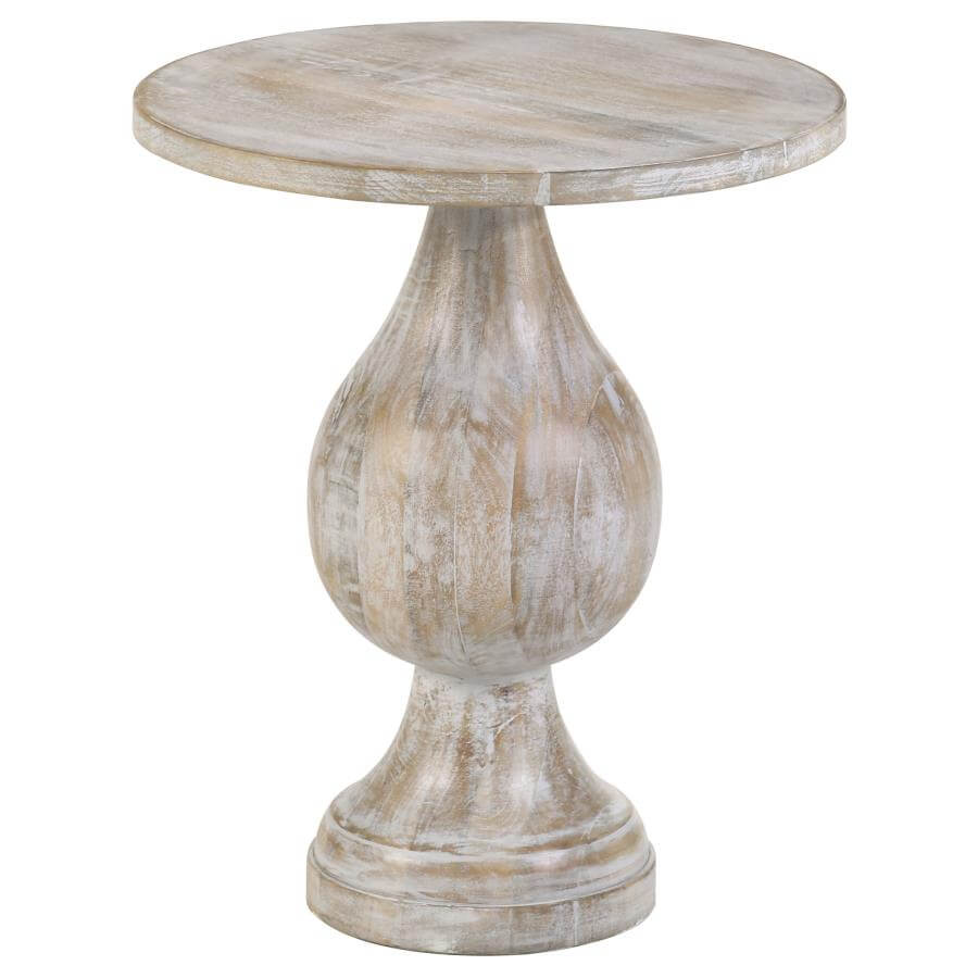 Dianella Round Pedestal End Table