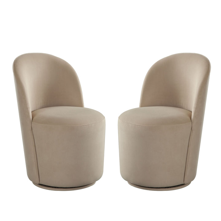 Kendall 2 Pack Swivel Dining Chair
