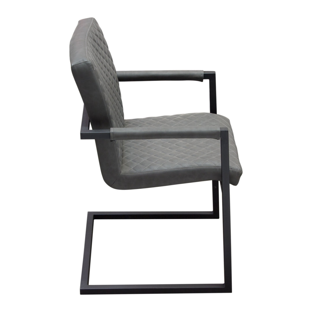 Nolan Dining Chair 2PK Charcoal Grey