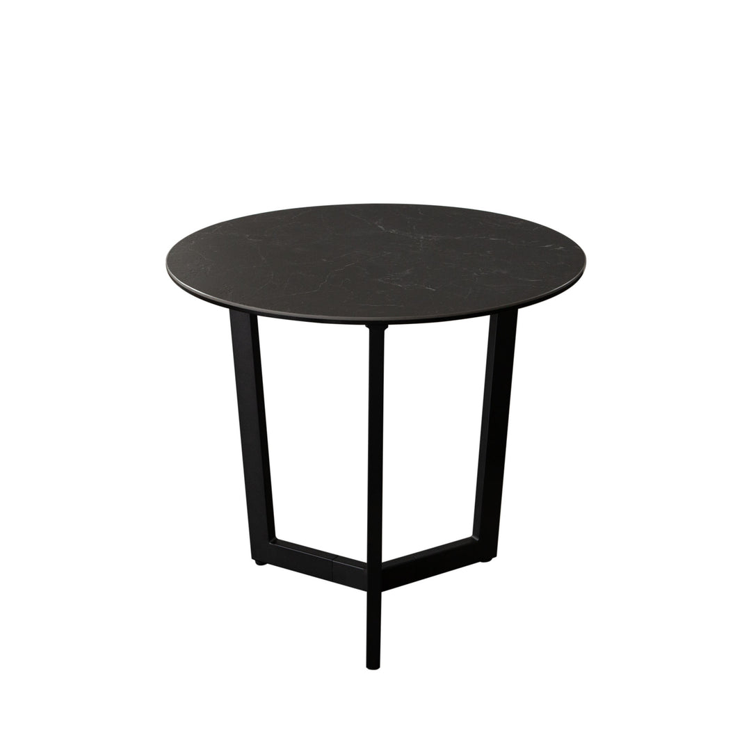 Onyx Round End Table