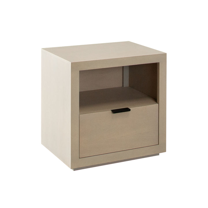 Sonoma 1-Drawer Wood Night Stand in Natural Grey Wash