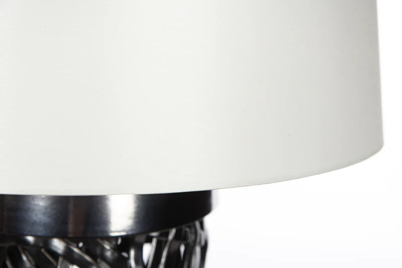 Modern Trellis Aero Obsidian Table Lamp