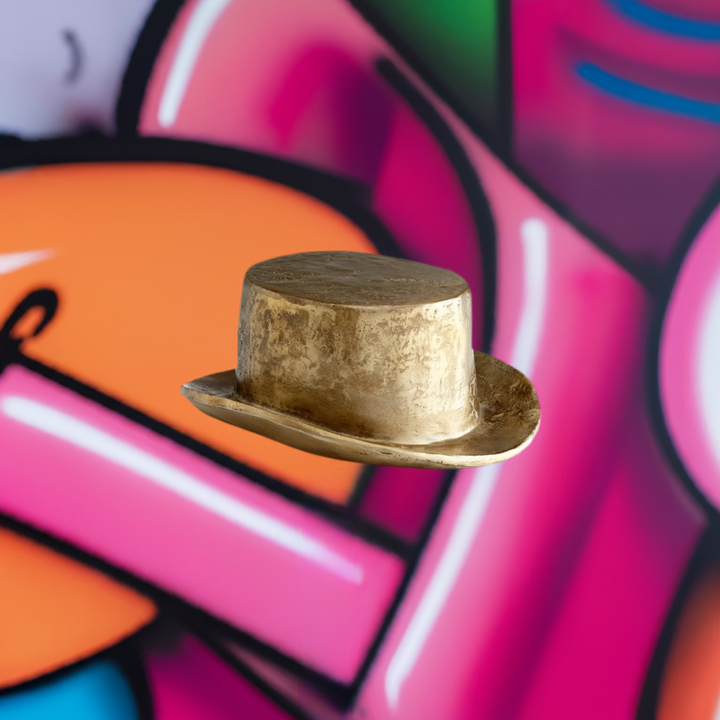Hat Token | Aged Brass