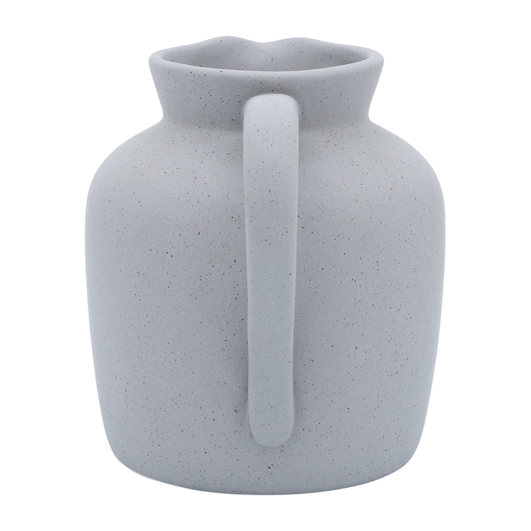 Cer, 5" Pitcher Vase, Gray