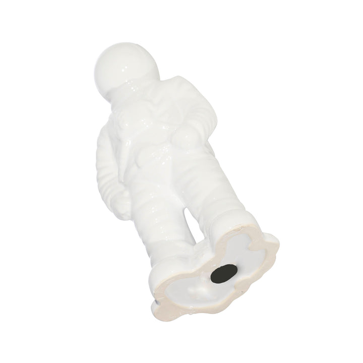 Ceramic 12" Astronaut Statuette, White