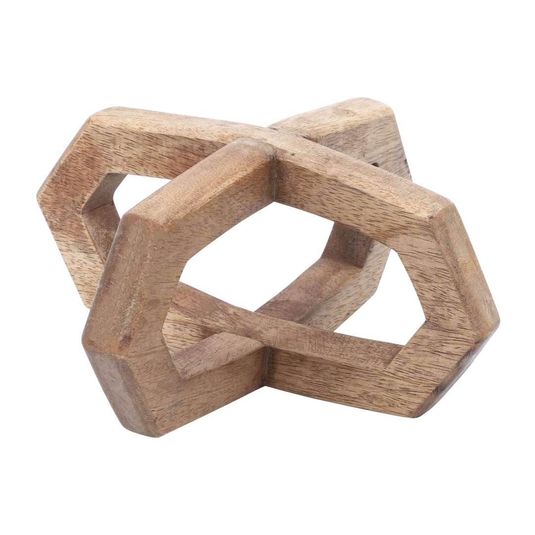 Wood, 8x8 2-ring Orb, Brown