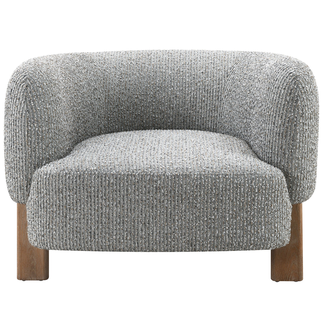 Round-back Accent Chair, Tan