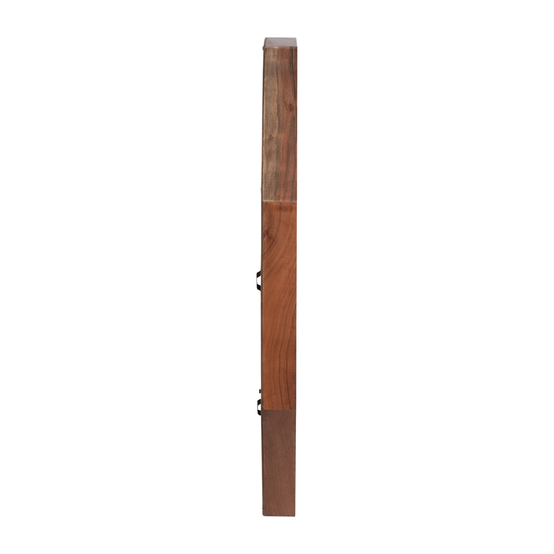 Wood,30x30, Octagon Shaped Mirror,cherry