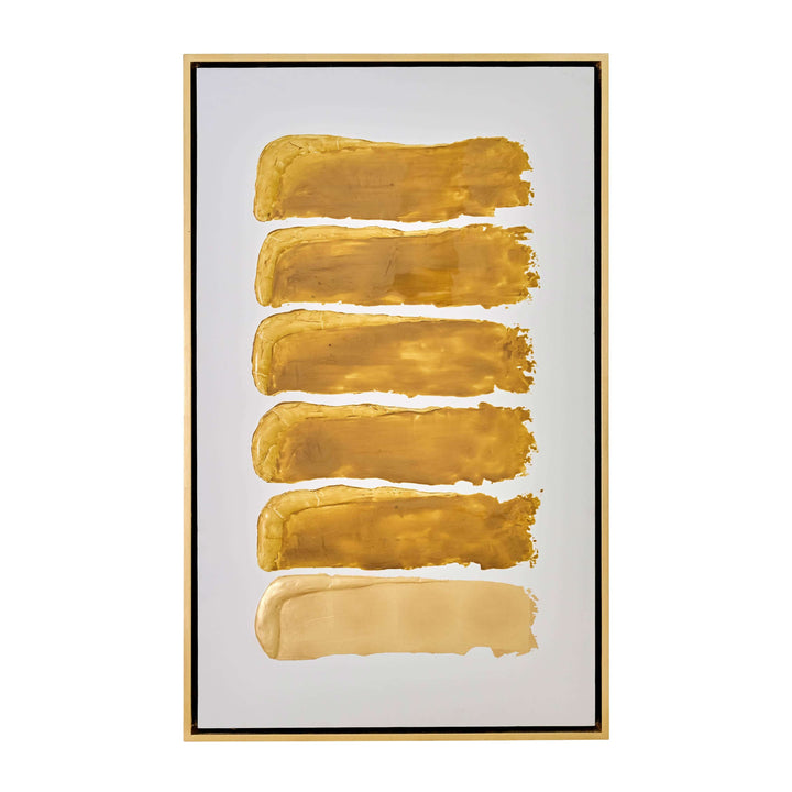 35x59, Hand Painted Gold Leaf Ingot Box 