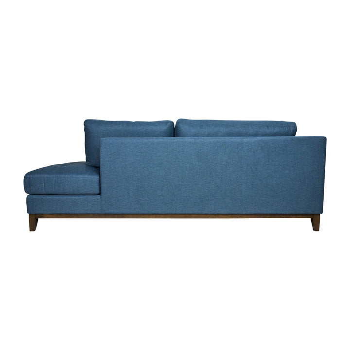 Modern, Raf Fixed Corner Sofa, Blu/gray Kd