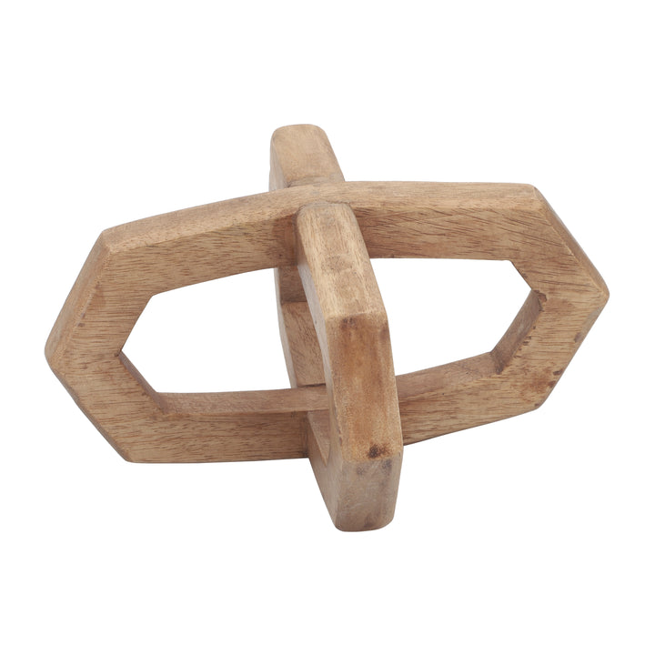 Wood, 8x8 2-ring Orb, Brown