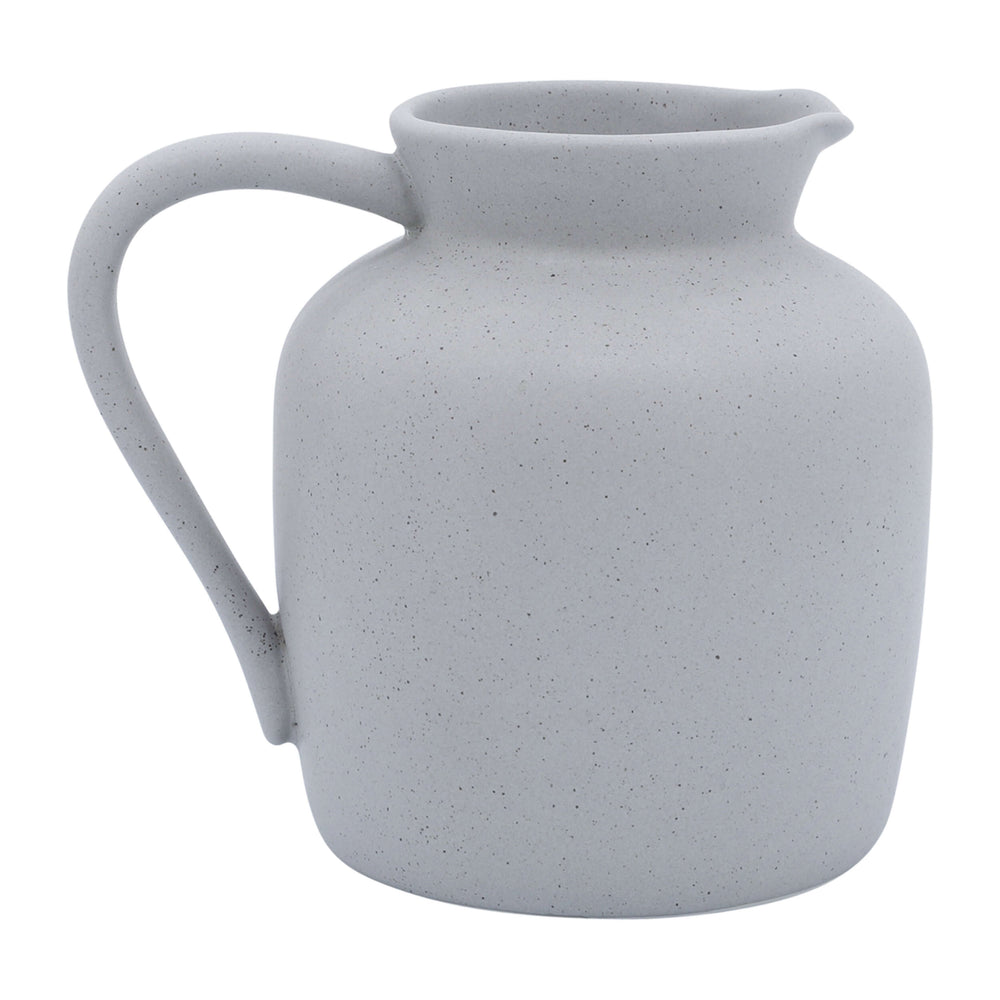 Cer, 5" Pitcher Vase, Gray
