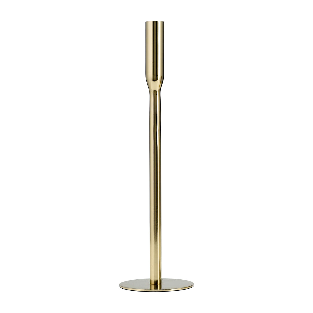Metal, 14"h Taper Candle Holder, Gold