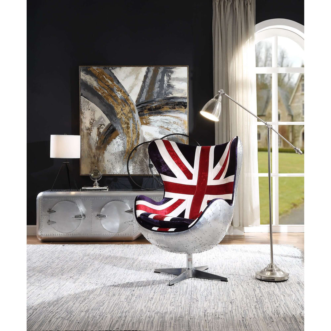 Brancaster British Flag Accent Chair