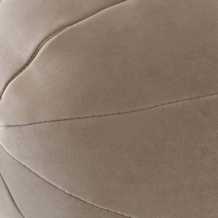 Round Mink Tan Accent Pillows Set of 2