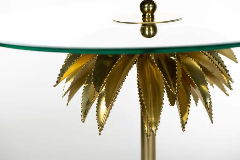 Palm Tree Side Accent Table