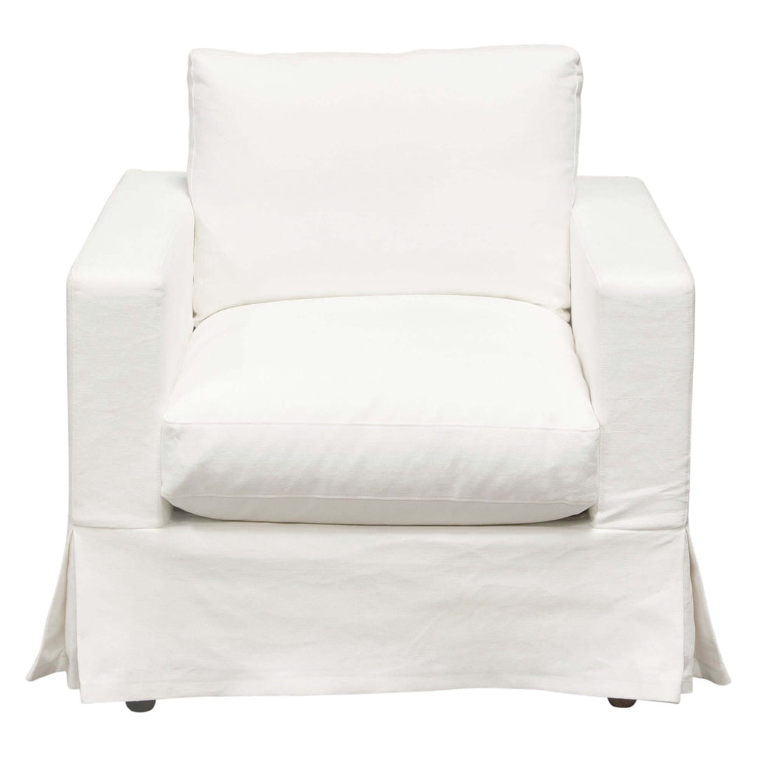 Savannah Linen Slipcover Accent Chair