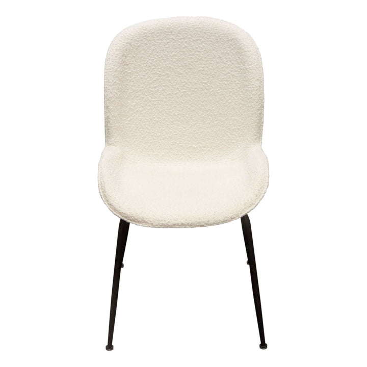 Session 2-Pack Dining Chair in Ivory Boucle