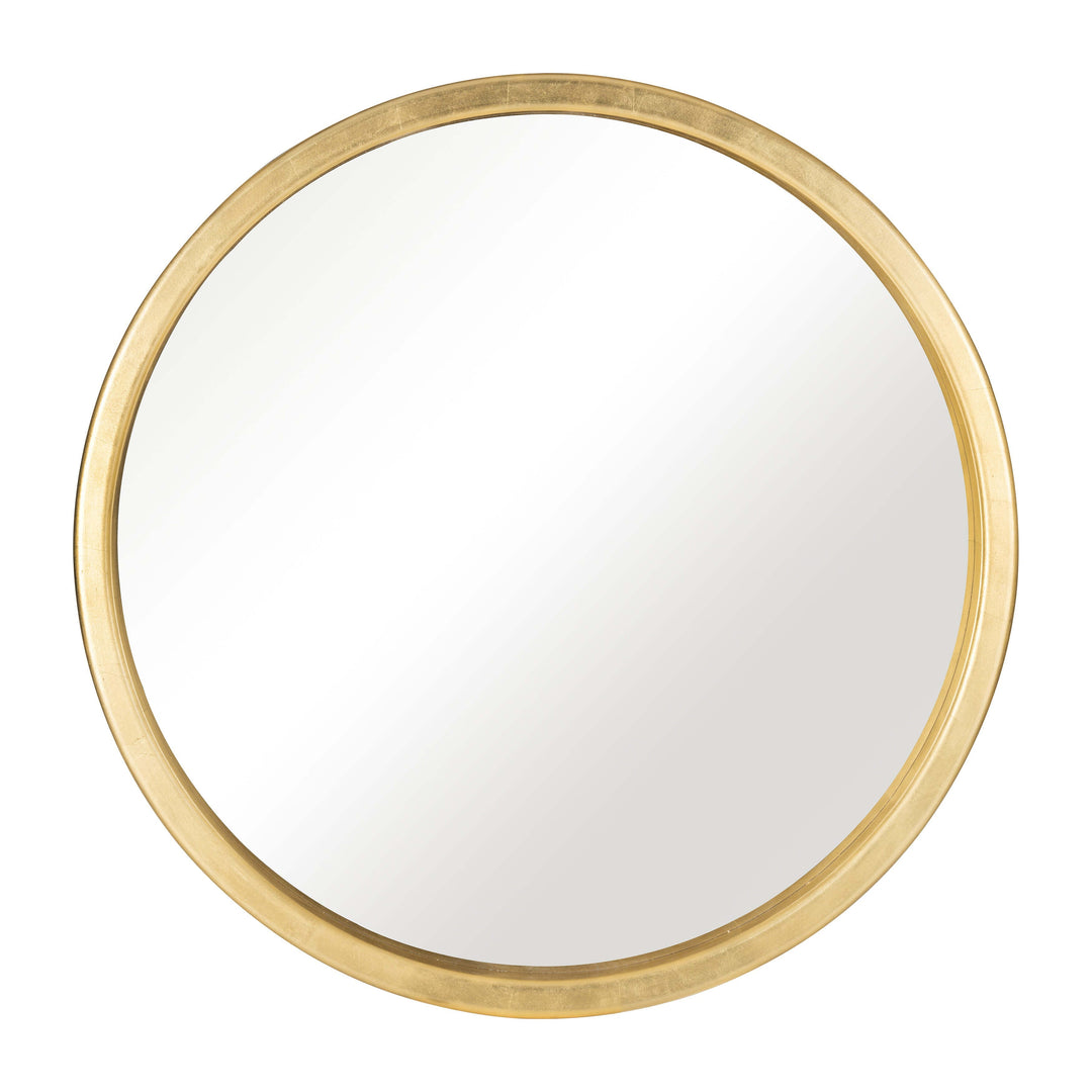 47x47,  Gold Circle Mirror