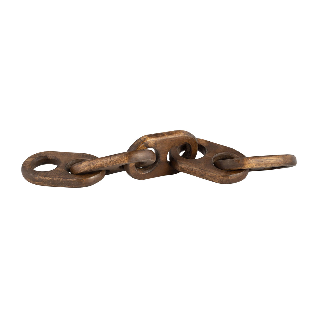 18" Wooden Chains, Brown