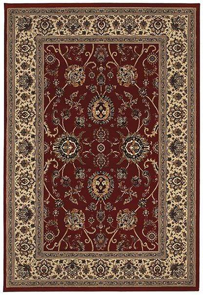 Ariana Rug Collection 5' 3" X 7' 9" / 130/8 / Red - Ivory