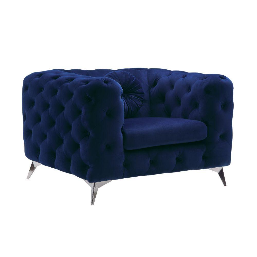 Atronia Accent Chair 48"L X 37"W X 30"H / Blue