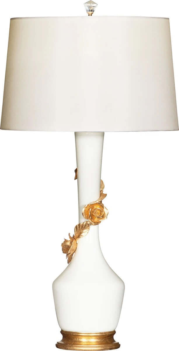 Avril Rose Blanc Table Lamp