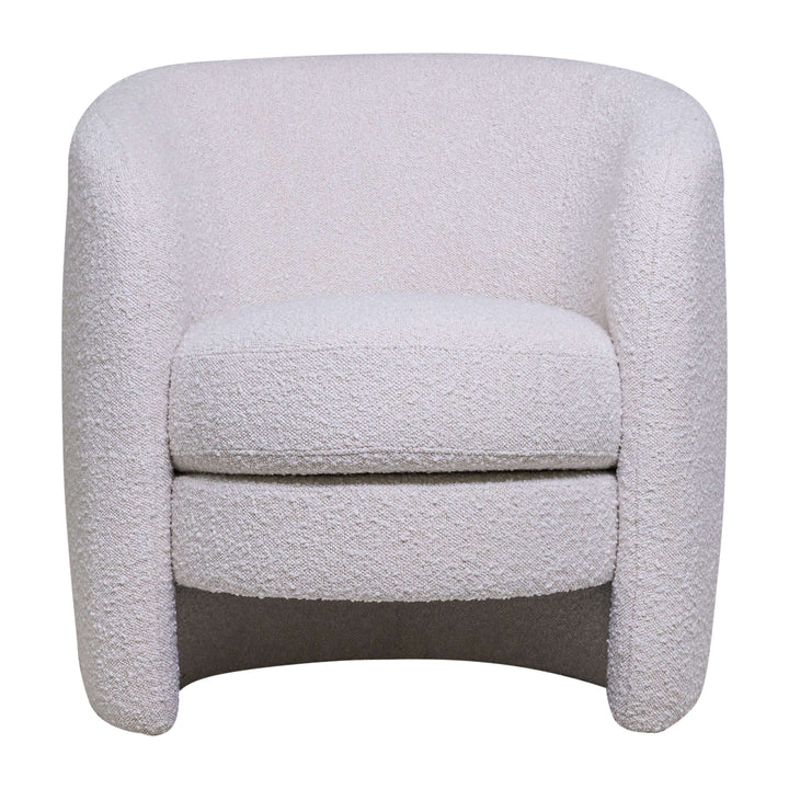Barrel Arm Chair, Ivory