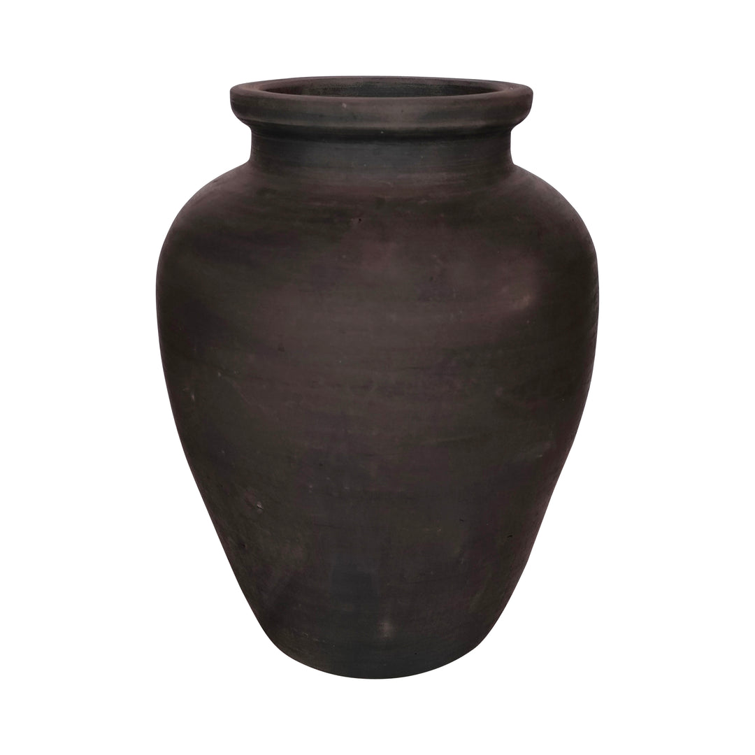 Terracotta, 10" Traditional Jug, Black