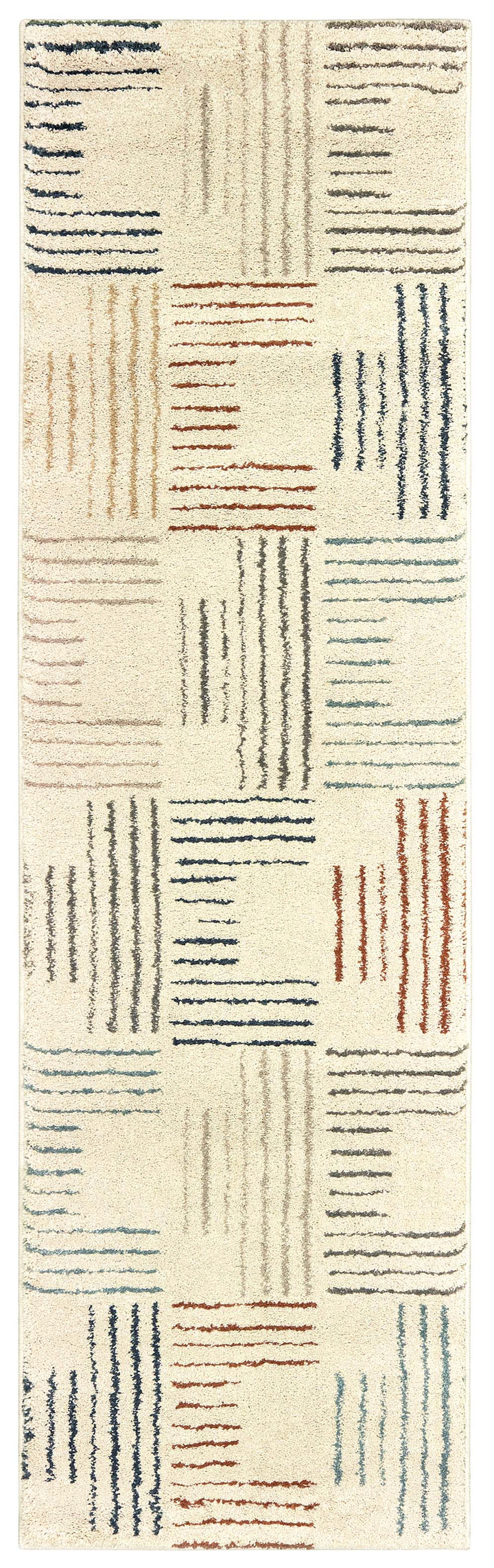 Carson Rug Collection 2' 3" X 7' 6" / 9663A - Ivory/Multi