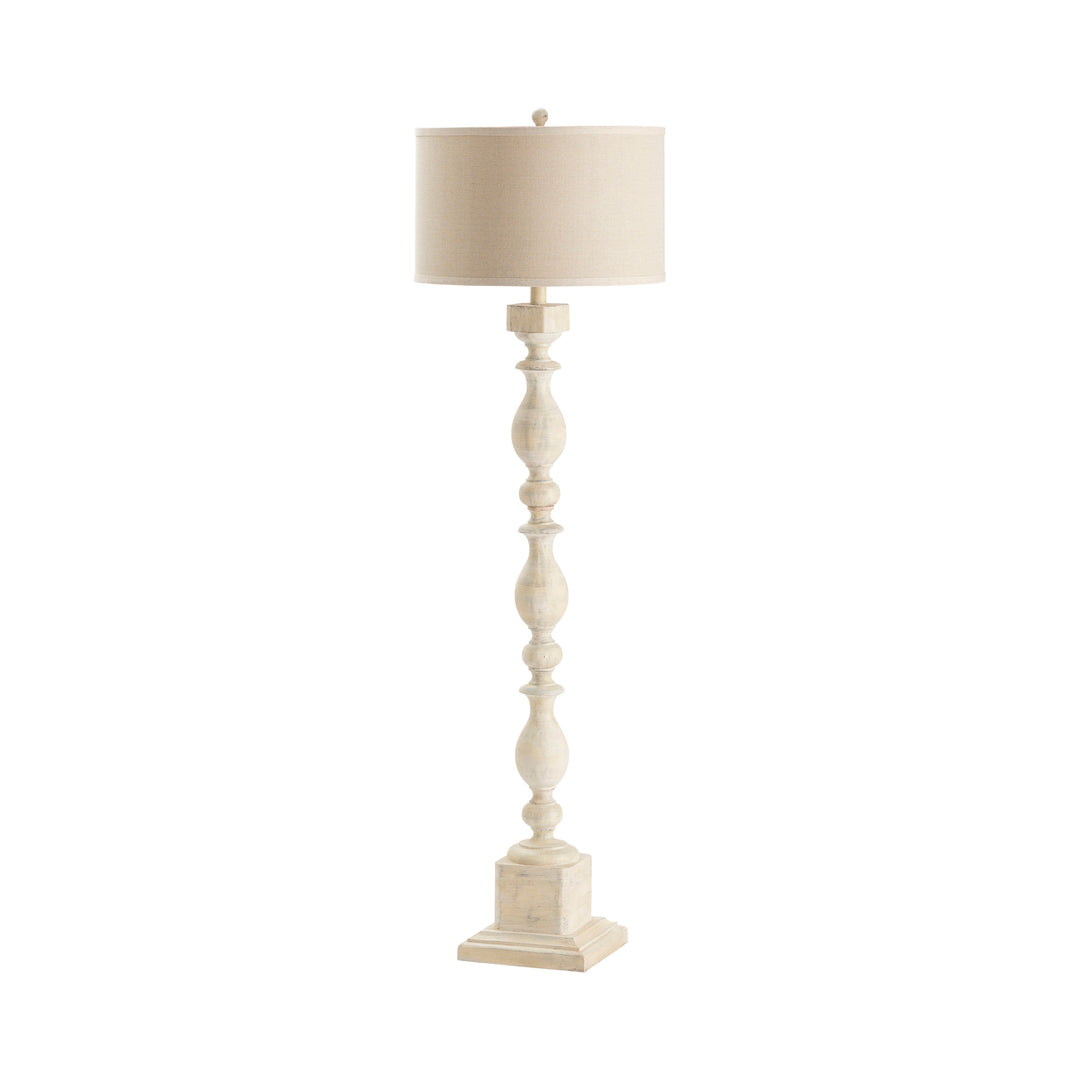 Wood Post Floor Lamp