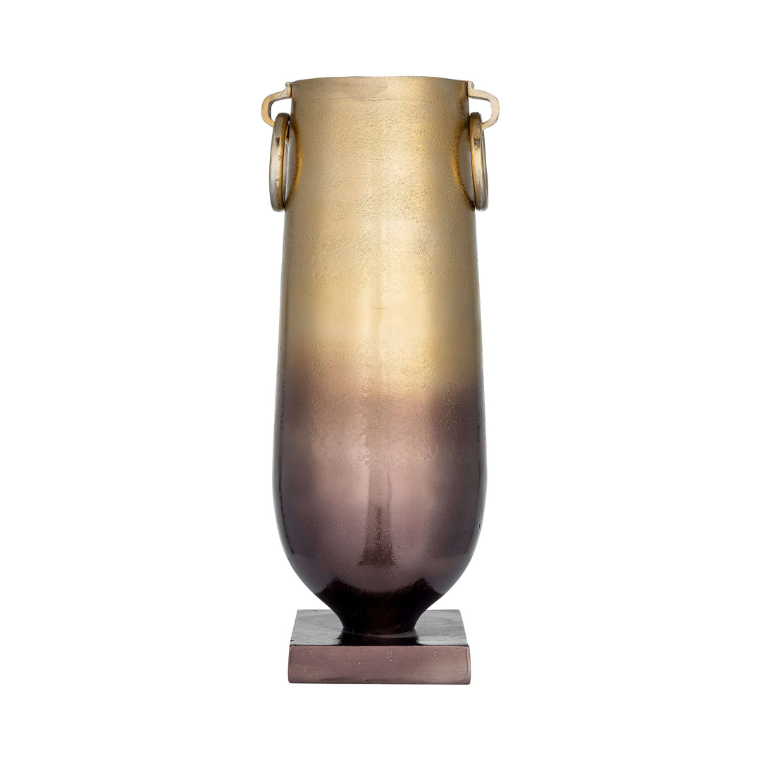 Metal, 23" Metallic Vase, Bronze