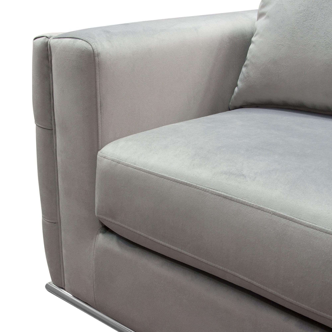 Envy Sofa Platinum Grey / 91x40x 32